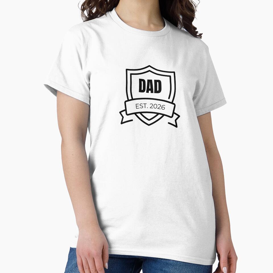 Dad Established 2026 – New Dad Gift First Father’s Day Vintage Retro Design by Con Amor Studio