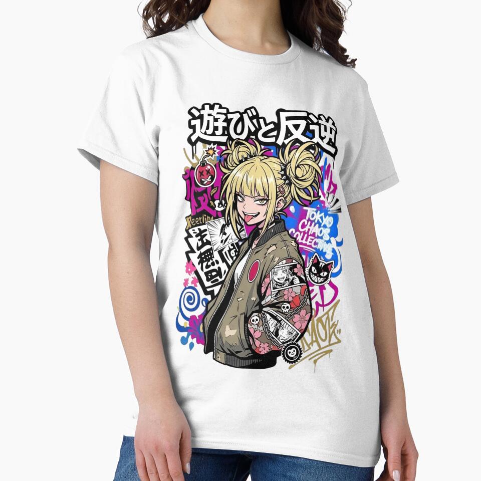Chaos Street Girl | Anime-Inspired Urban Graffiti Aesthetic by Dyan4