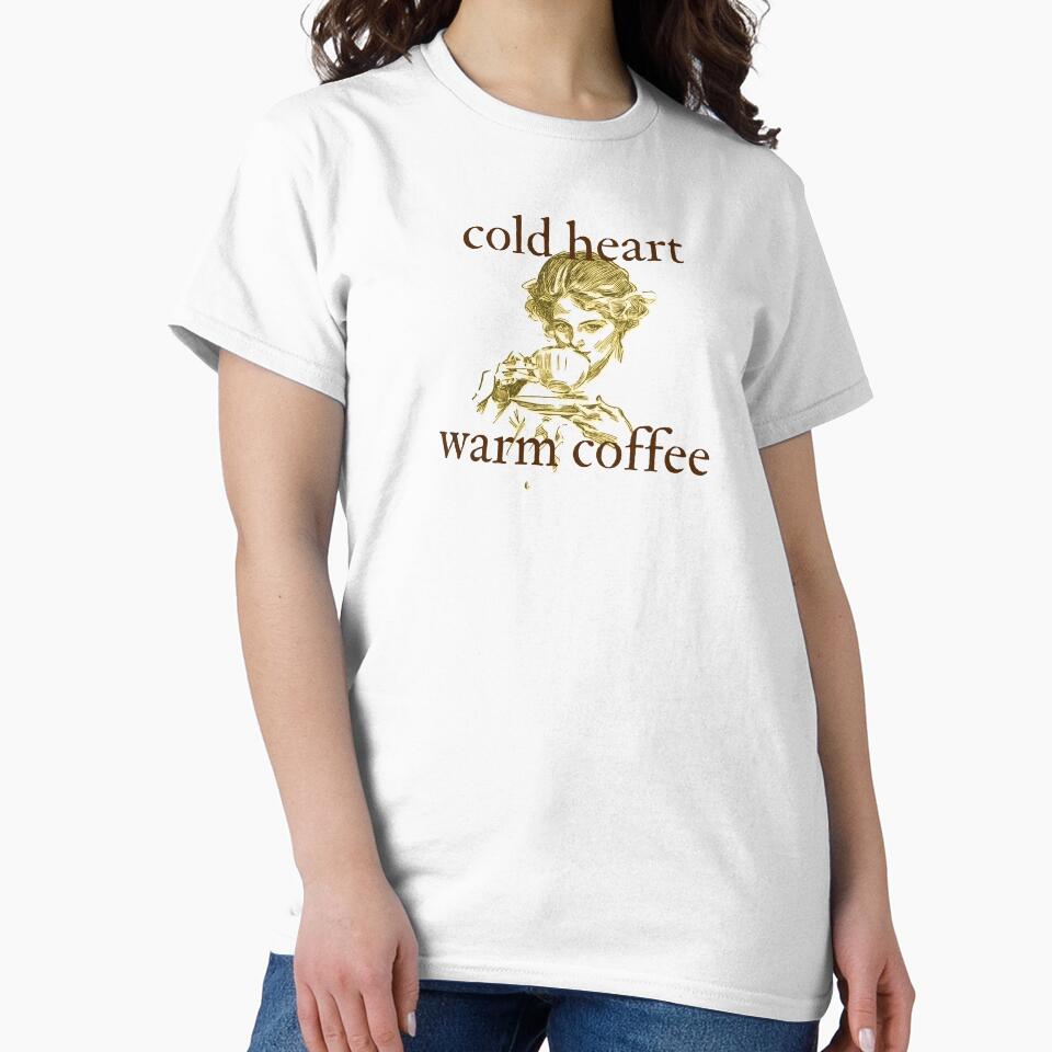 Cold Heart Warm Coffee Perfect Gift For Barista Or Coffee Lover by AGreetee