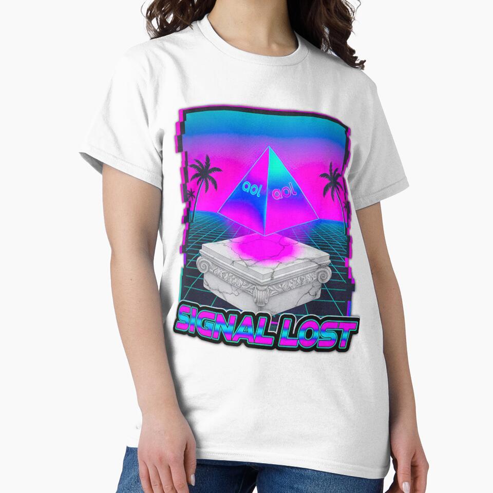 Neon Dial-Up Pyramid: VHS Vaporwave Memory by A E S T H E T A T A G