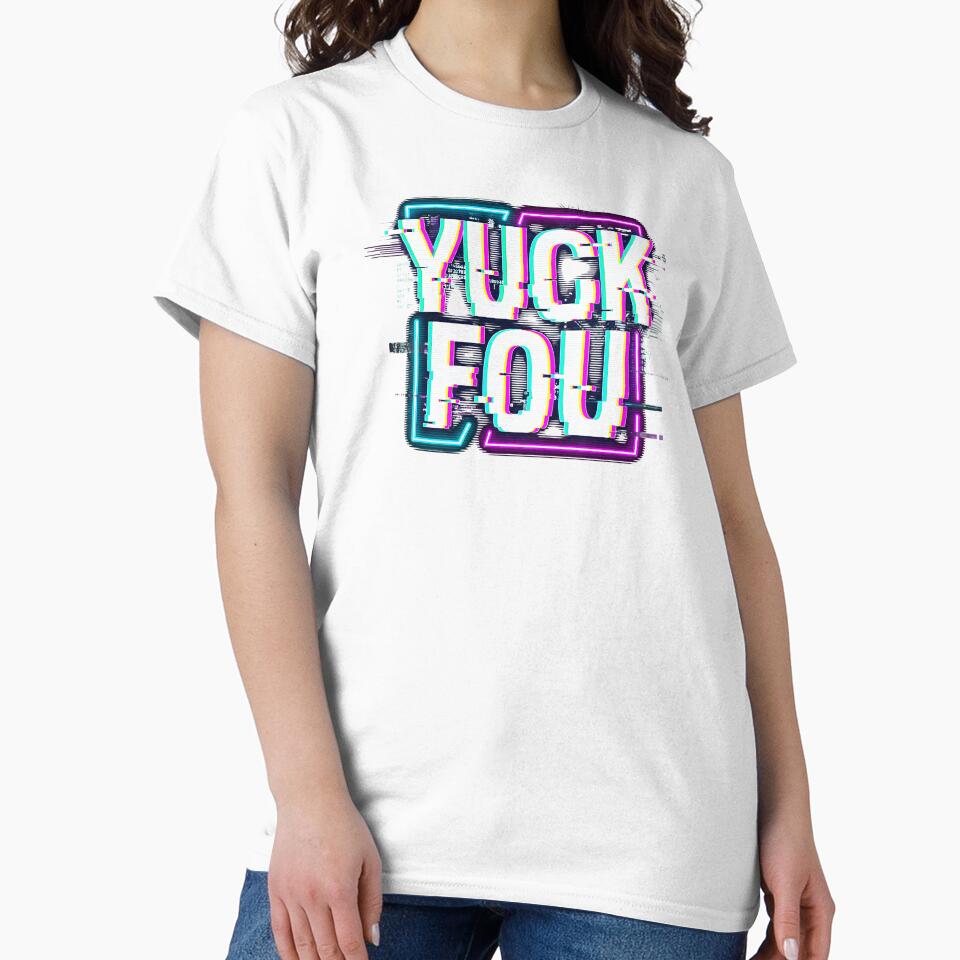 Yuck Fou Glitch Typography Cyberpunk by SplashTastic