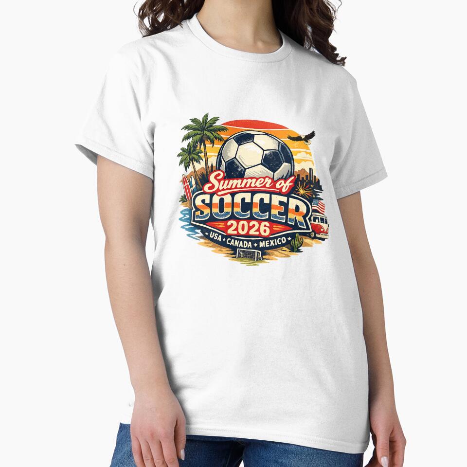 Game Day USA Soccer Retro Patriotic American Football Fan Vintage BBQ Tailgate T-Shirt by CustomizingGift