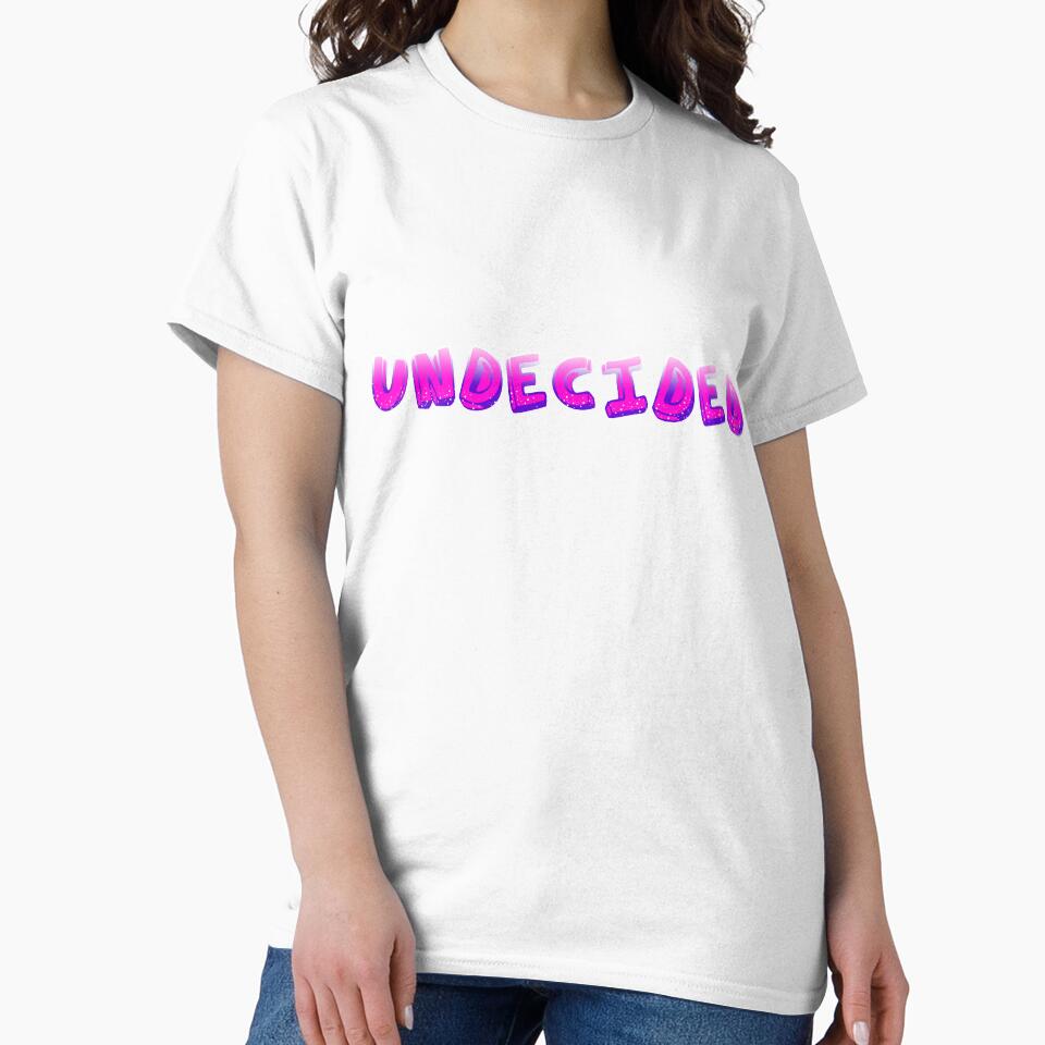 Undecided cool t-shirt design by Habman