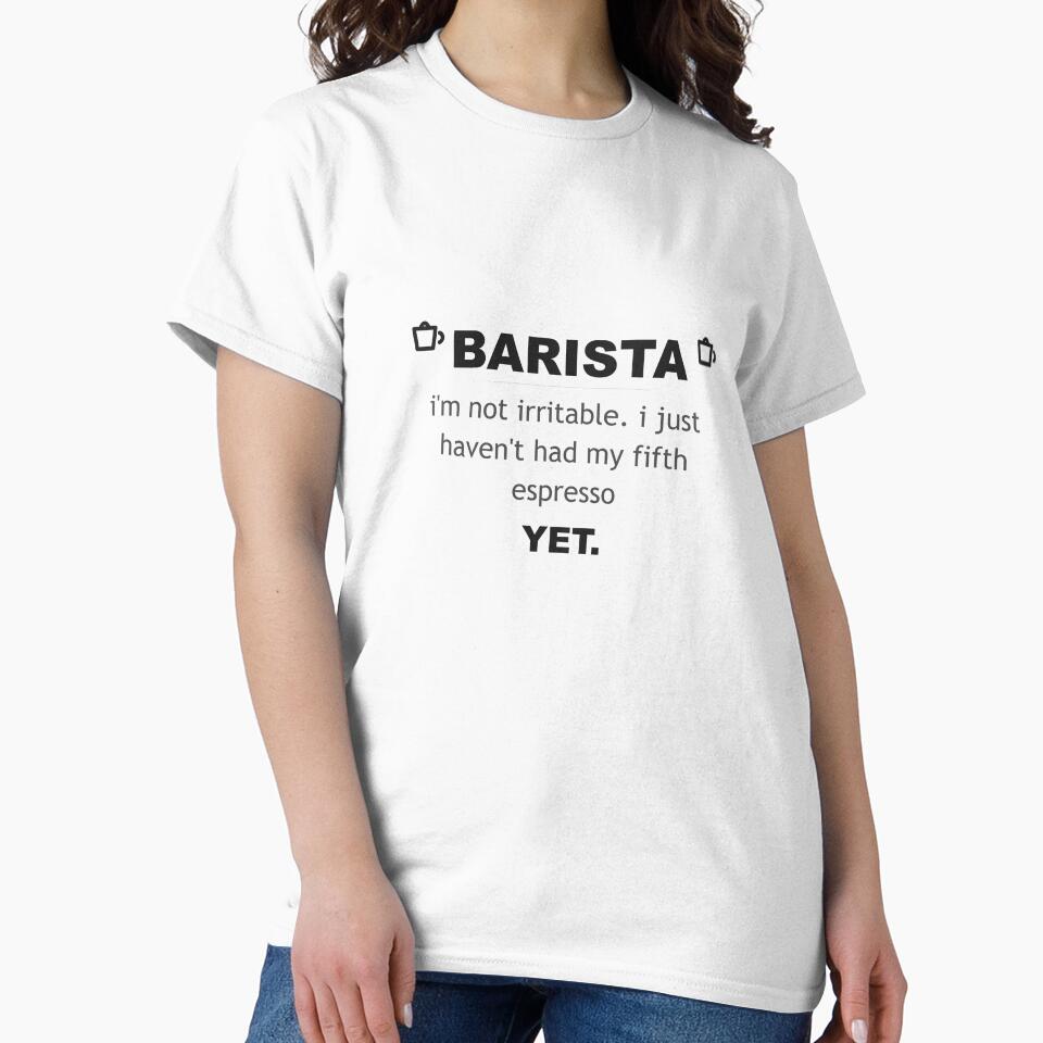 WhumbleCo Funny Barista Gift | I'm not irritable by WhumbleCo