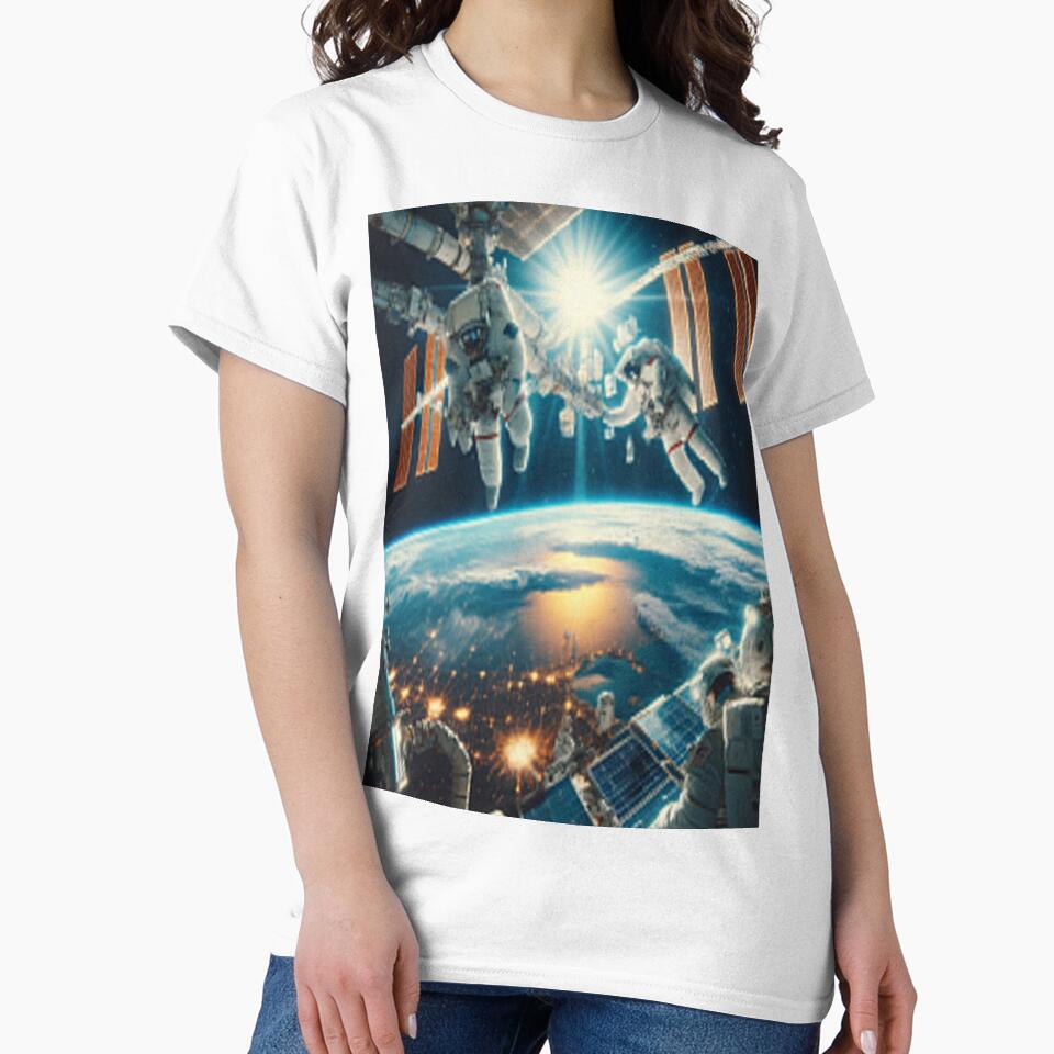 ISS Astronauts Space Walking by MajesticPx