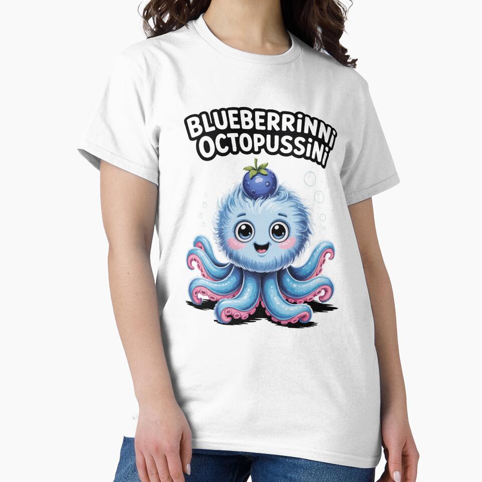 Blueberrinni Octopussini Viral Italian Brainrot Meme by Jocksport