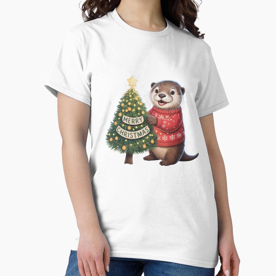 Christmas Otter by NicolasGlowArt