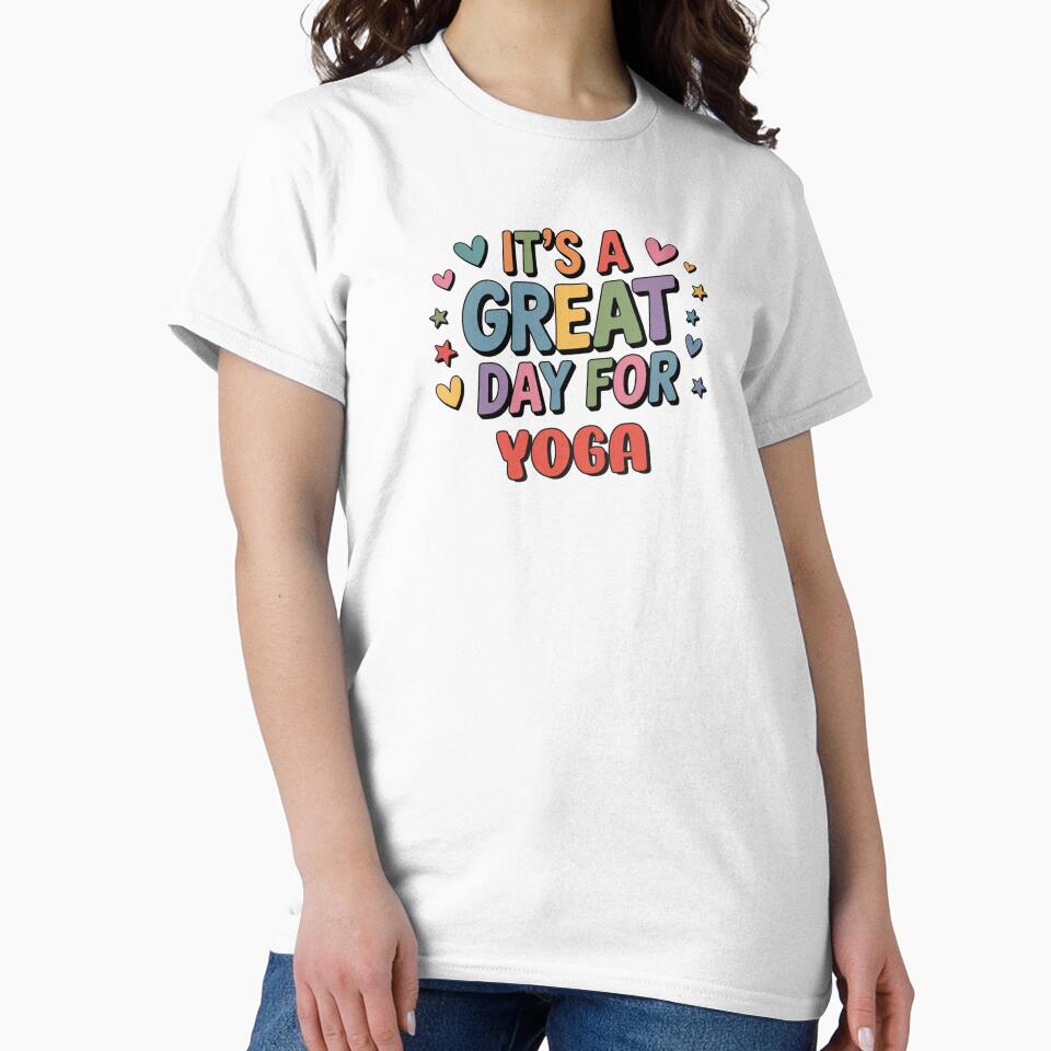 It's a Great Day for Yoga - Funny Yoga Lover by Watsonarts