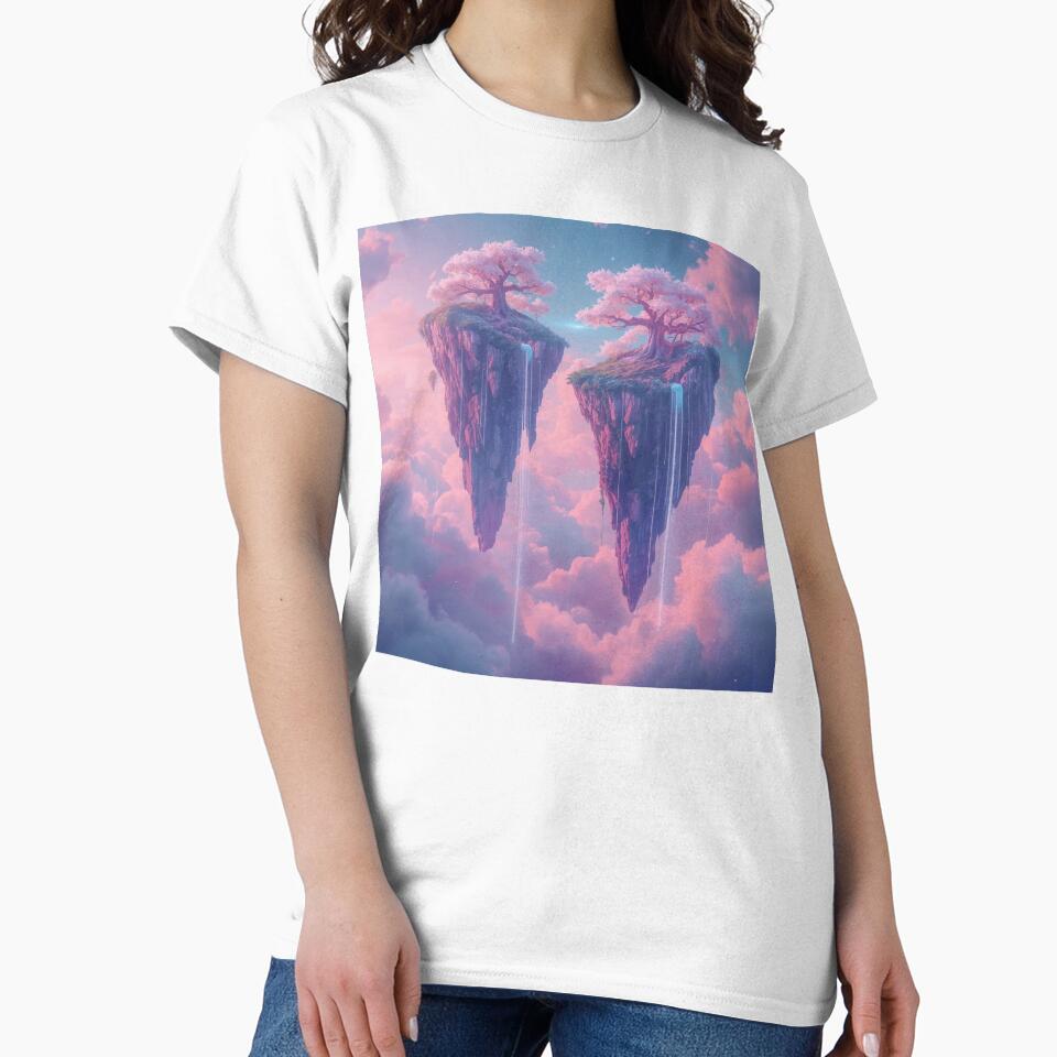 Dream Beyond Gravity – Floating Islands Dreamscape Surreal Art by FindYouByZ