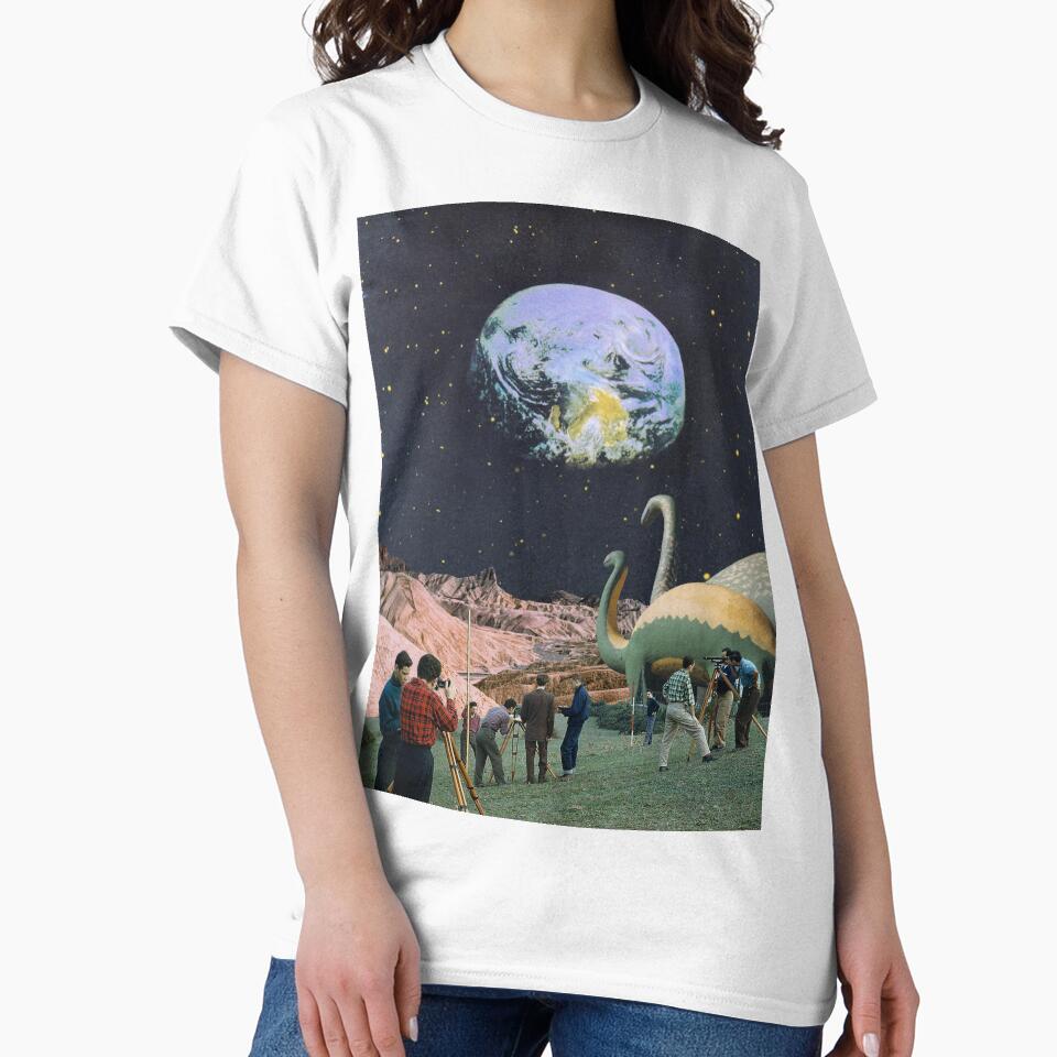 We Are Safe Here - Dinosaur Collage by PossessedStudio