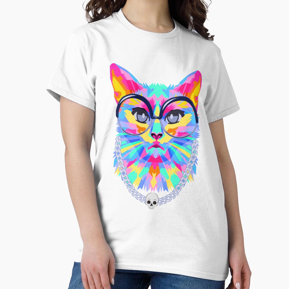 Cat colorful looking thug by Shenuka93