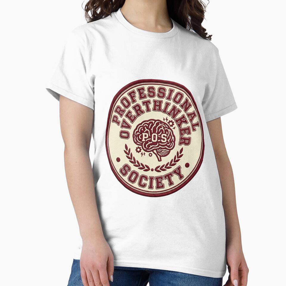 Professional Overthinker Society by StickVerse by Owais