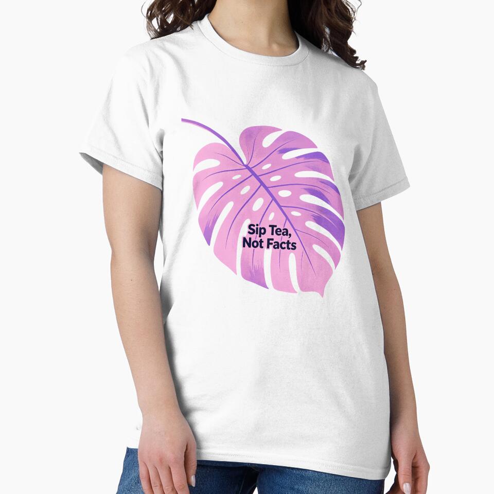 Tea Lover Tropical Leaf Design by Mystic & Celestial Art