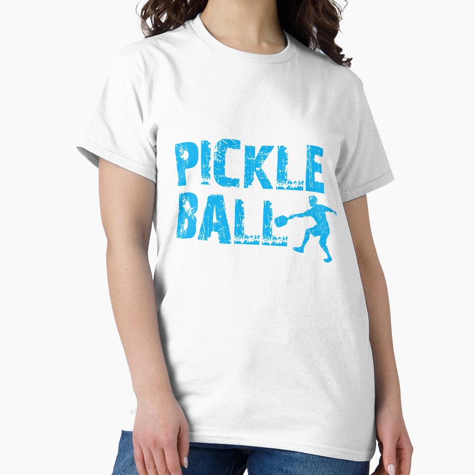 Pickleball Player Silhouette – Funny Pickle Baller Sport Design 5 by mcraft studio