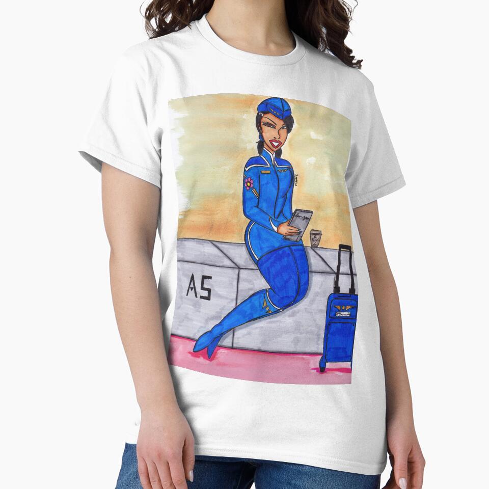 Air Hostess by Ronald Woods