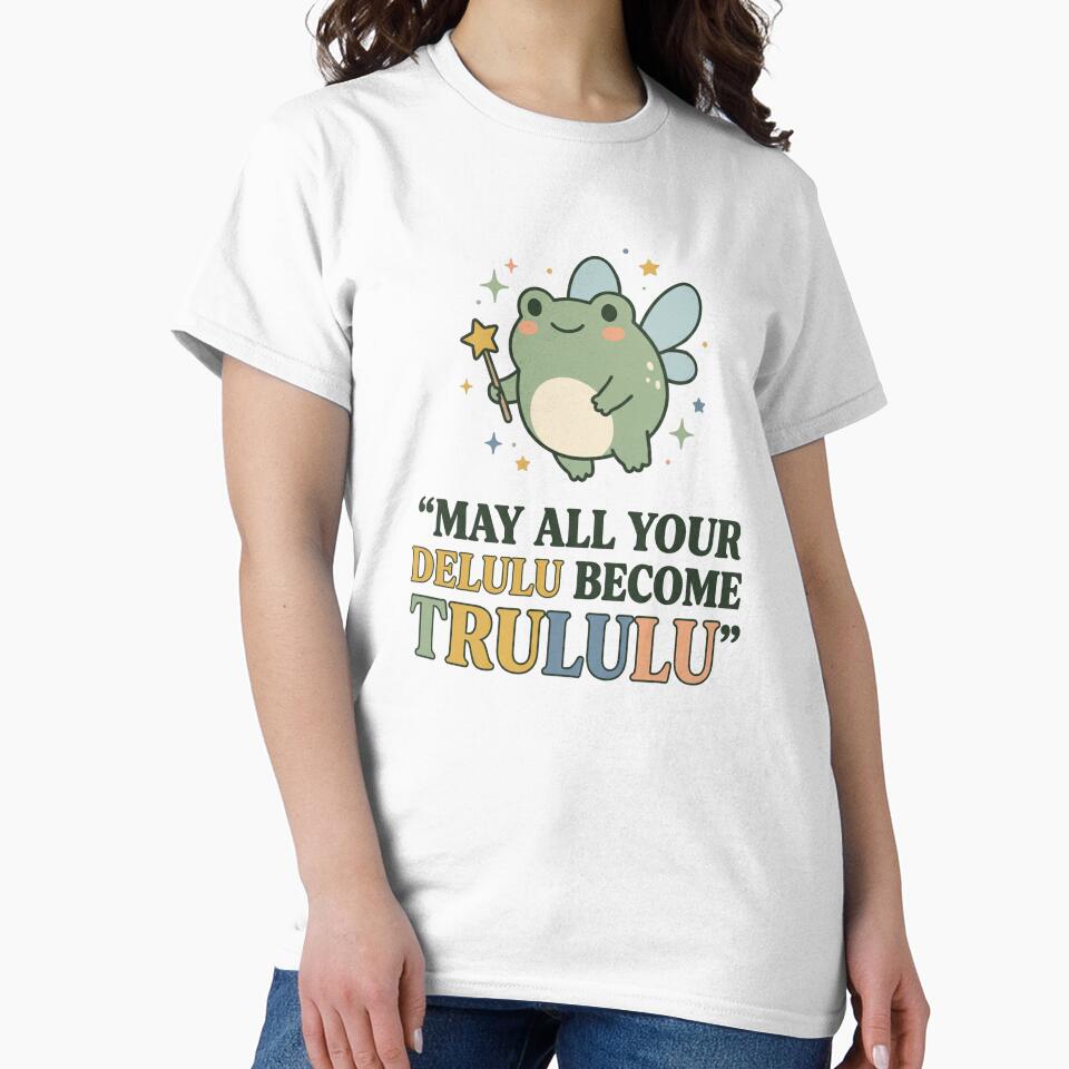 Fairy Frog Delulu Become Trululu Cute Manifestation Aesthetic by dudelinart