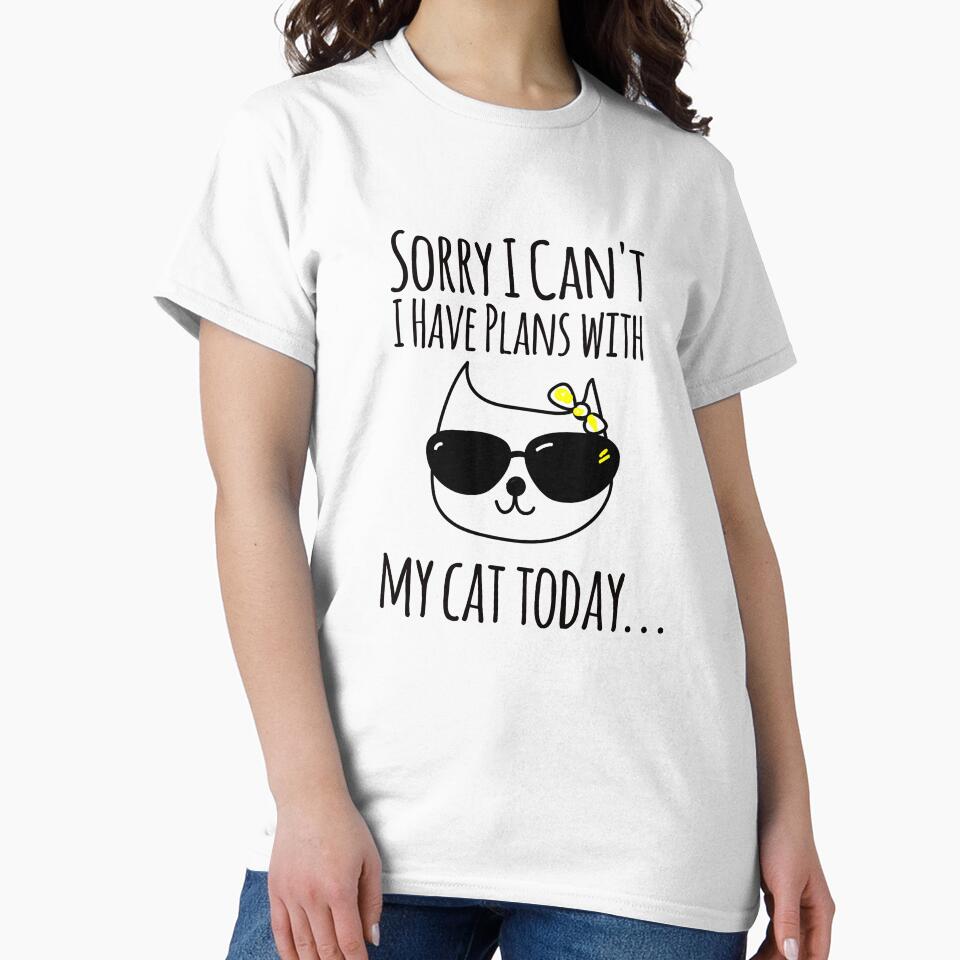 Sorry I Can't I Have Plans With My Cats Today by Johnrestrepo