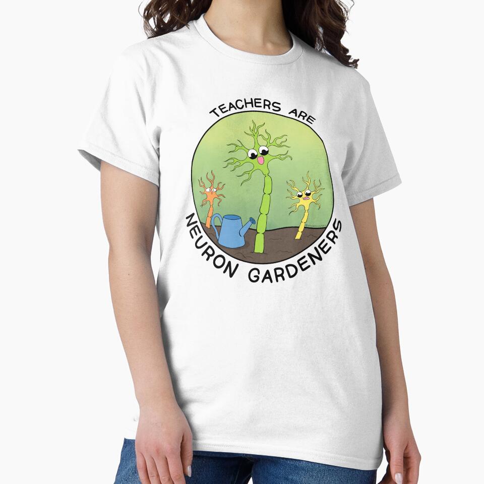 Teachers Are Neuron Gardeners by The Amoeba Sisters Official Merch Shop