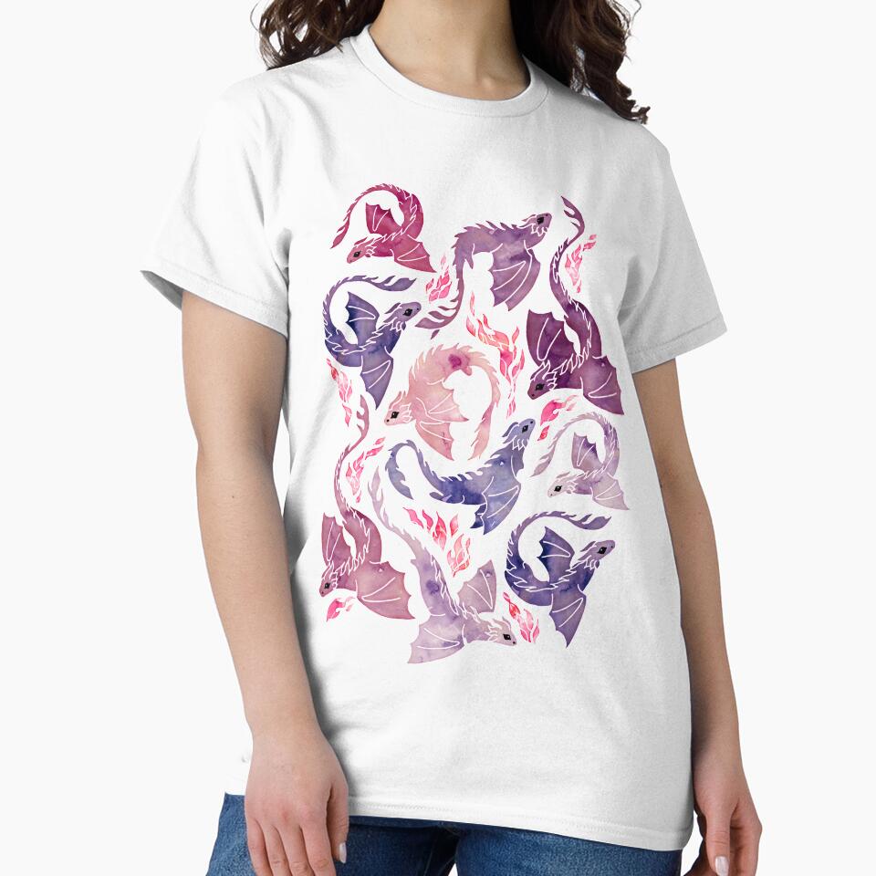 Dragon fire pink & purple by adenaJ