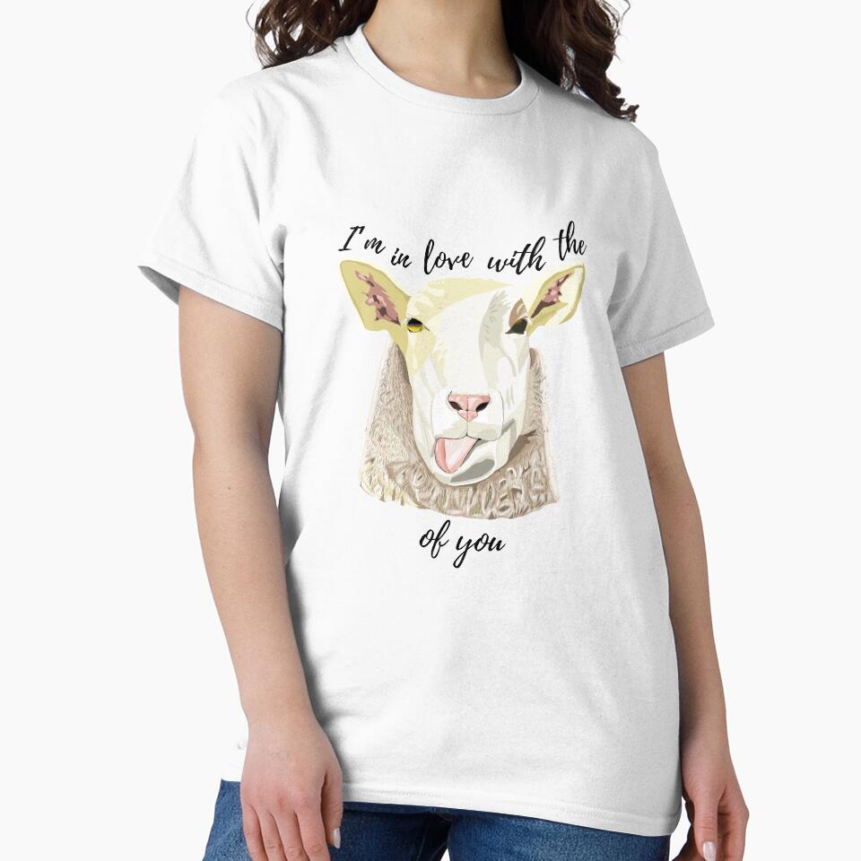 Punny Sheep Art - "Sheep of You" by Samruddhi  Joshi