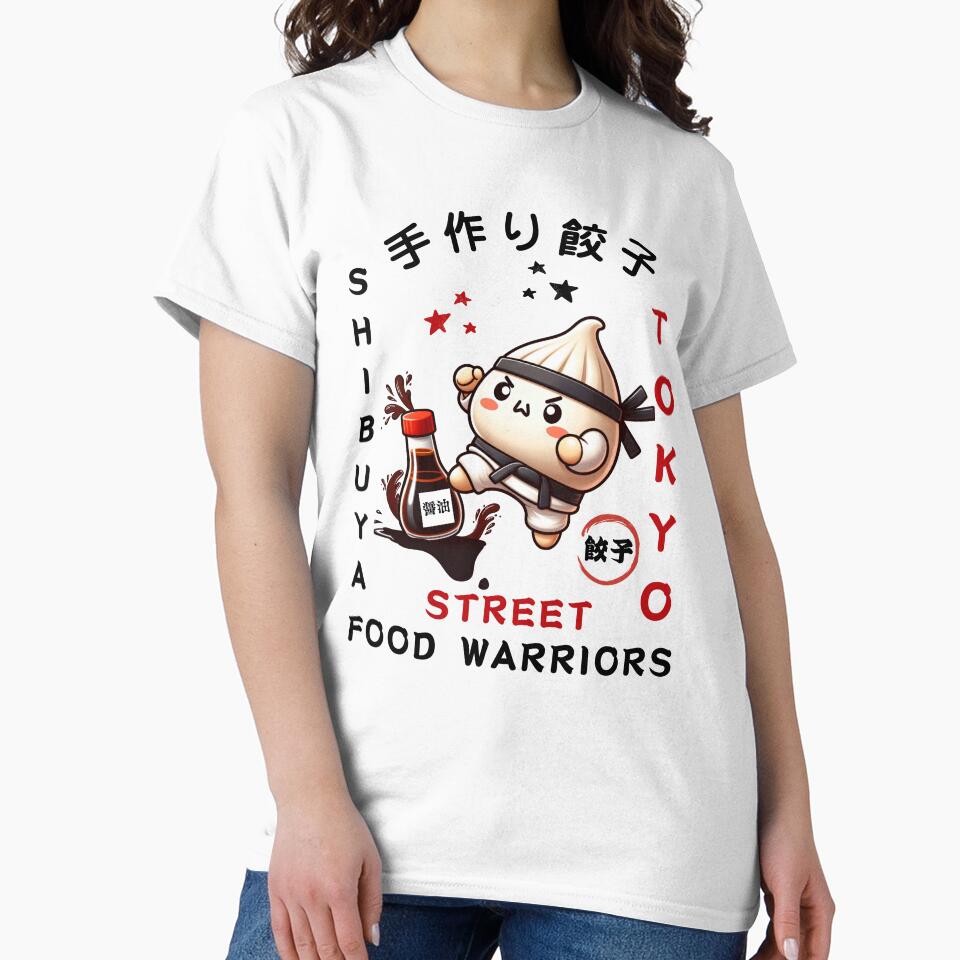 Dumpling Kawaii Street Warrior Kanji - Japanese Art Style minimalistic art by BeaverFriends