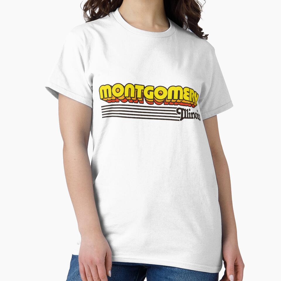 Montgomery, Illinois | Retro Stripes by retroready