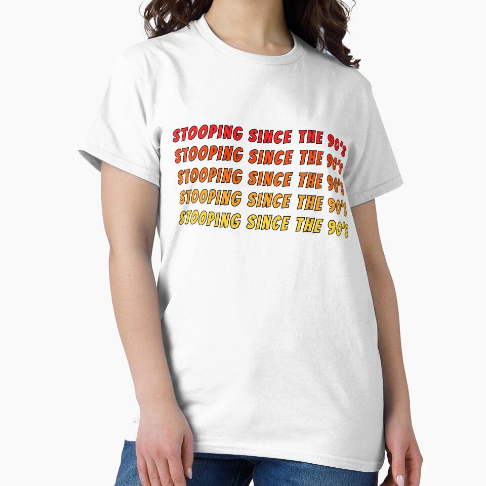 Stooping Since the 90's – Retro Cartoon Throwback Tee by LittleMiddleMomma