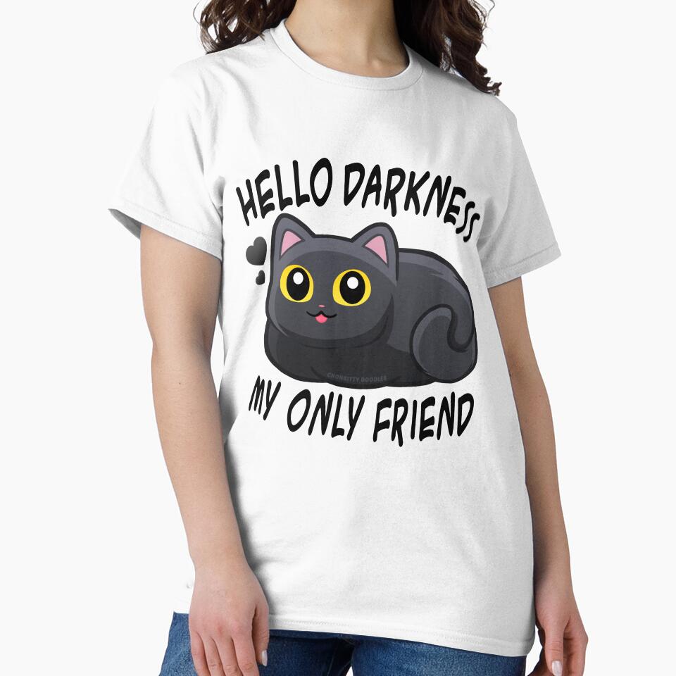 Hello Darkness - Cute Silly Cartoon Black Cat Song by Chonkitty