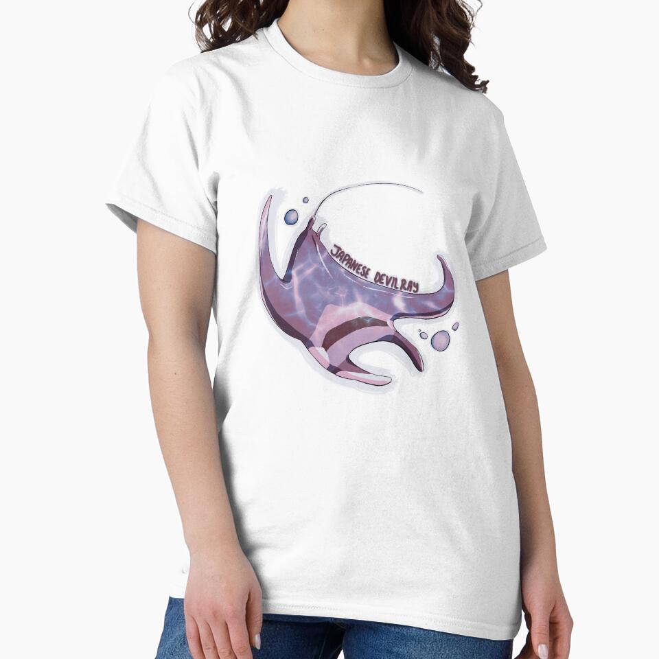 Japanese Devilray (Endangered Species) by Dragon Blossom Art