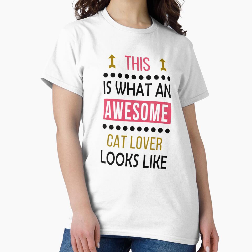 Cat Lover Awesome Looks Birthday Pet Christmas Funny by smily-tees