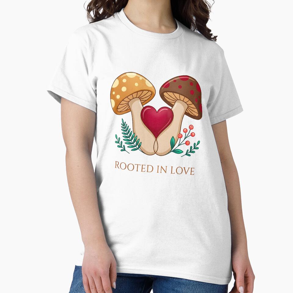 Rooted in Love Cottagecore Eco Mushroom Nature by Nuvoro Eco Awareness