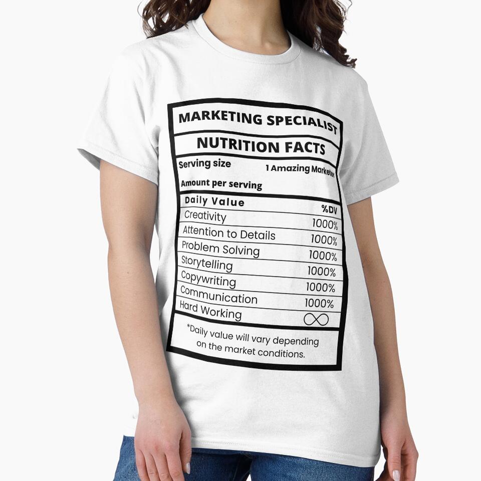 Marketer Funny Marketing Specialist by CuteLovelyDesigns