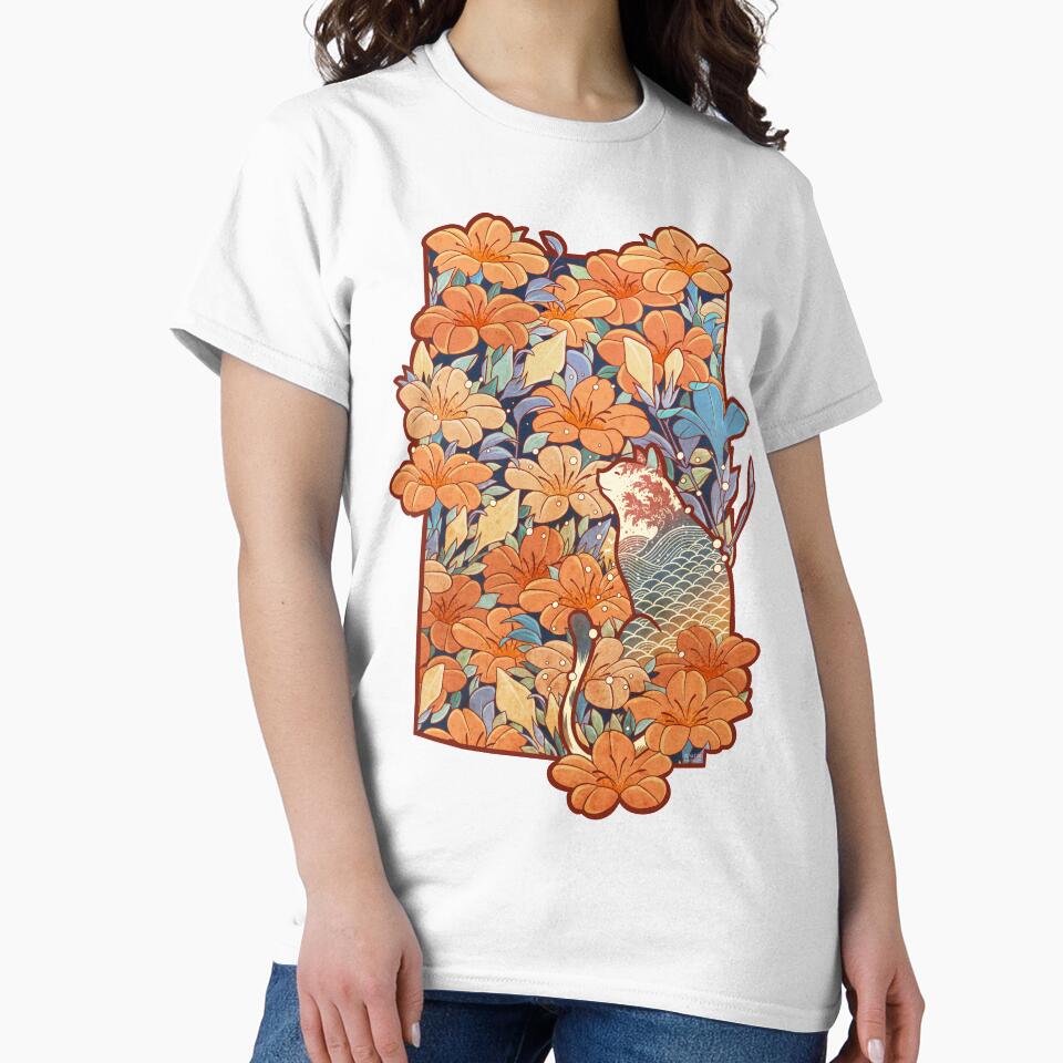 Neko and flowers by Syntetyc