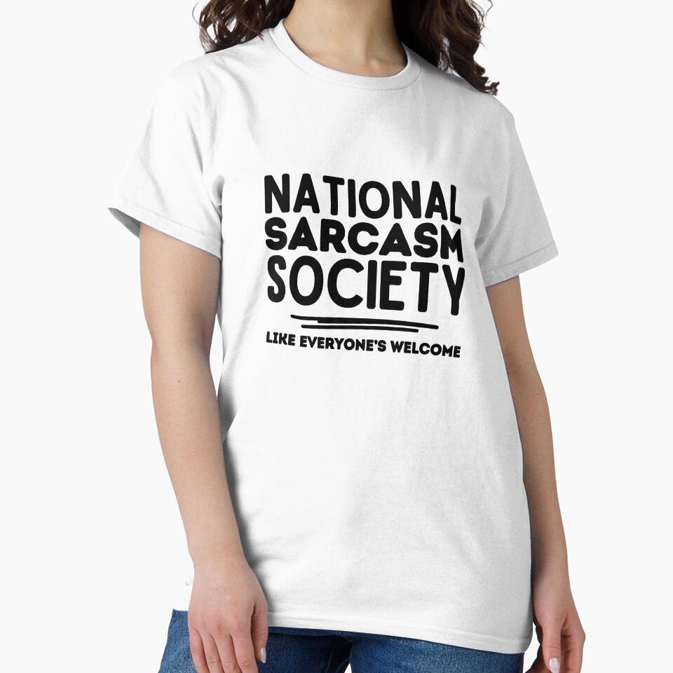 Awesome Sarcasm National Sarcasm Society by Renata Illustrata