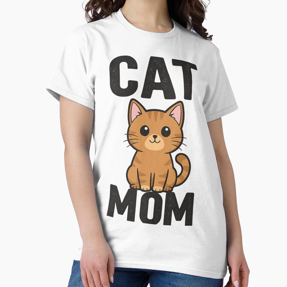 Proud Cat Mom – Fur Mama Vibes Only by Trendy Art