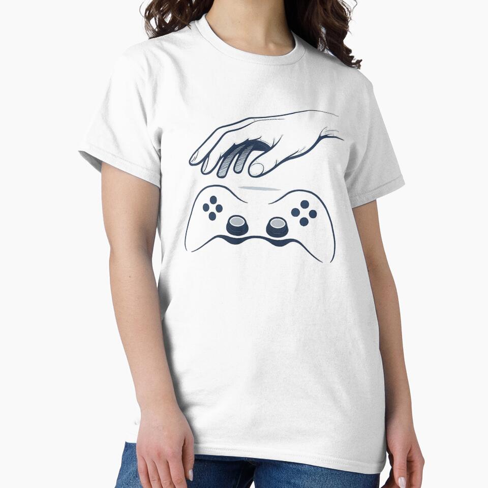 Muscle Memory Took Over – Minimal Gamer Controller Design by VireonTees