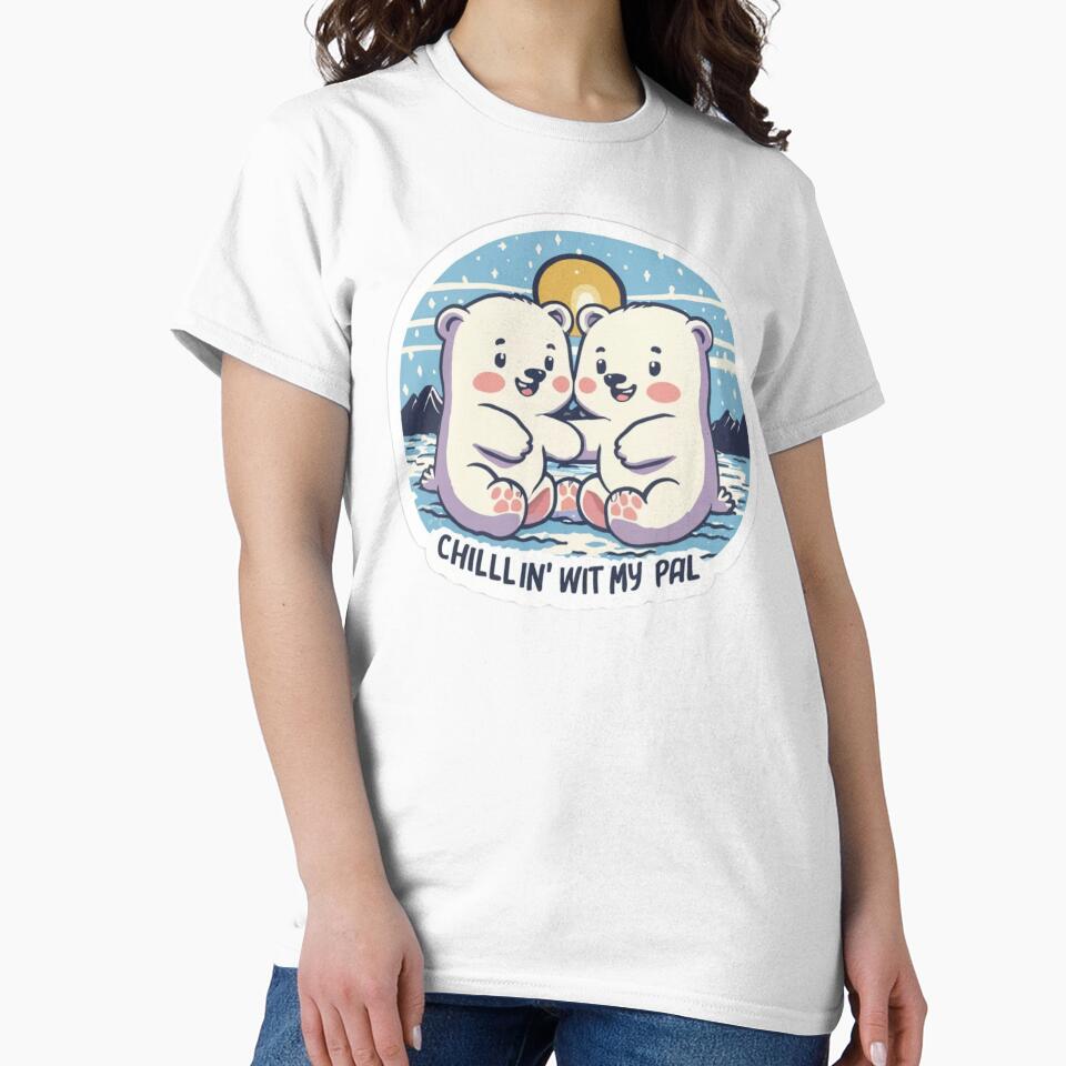 Polar Bear: Chillin with pal by OceanProtec