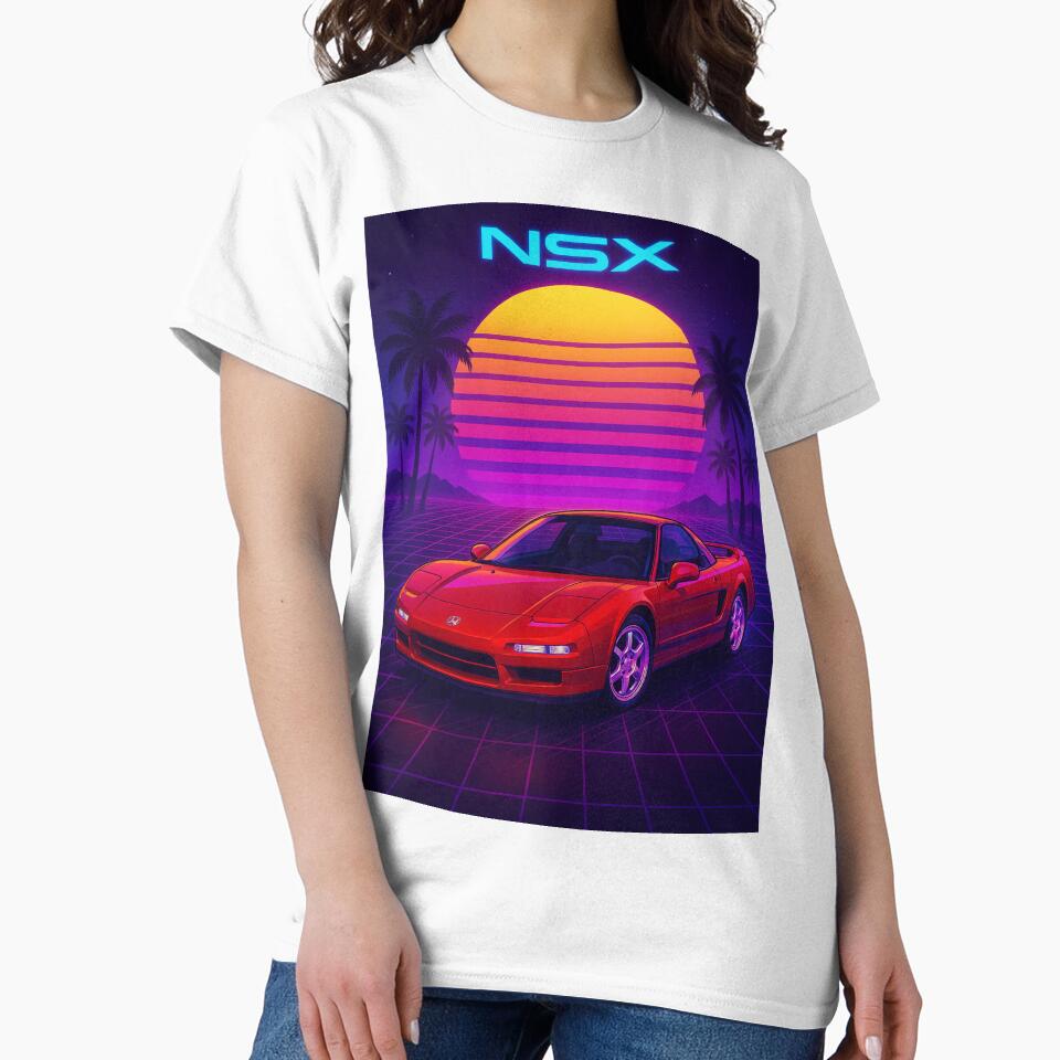 Midnight Drive | Vaporwave NSX Retro Design by Jocamedahub