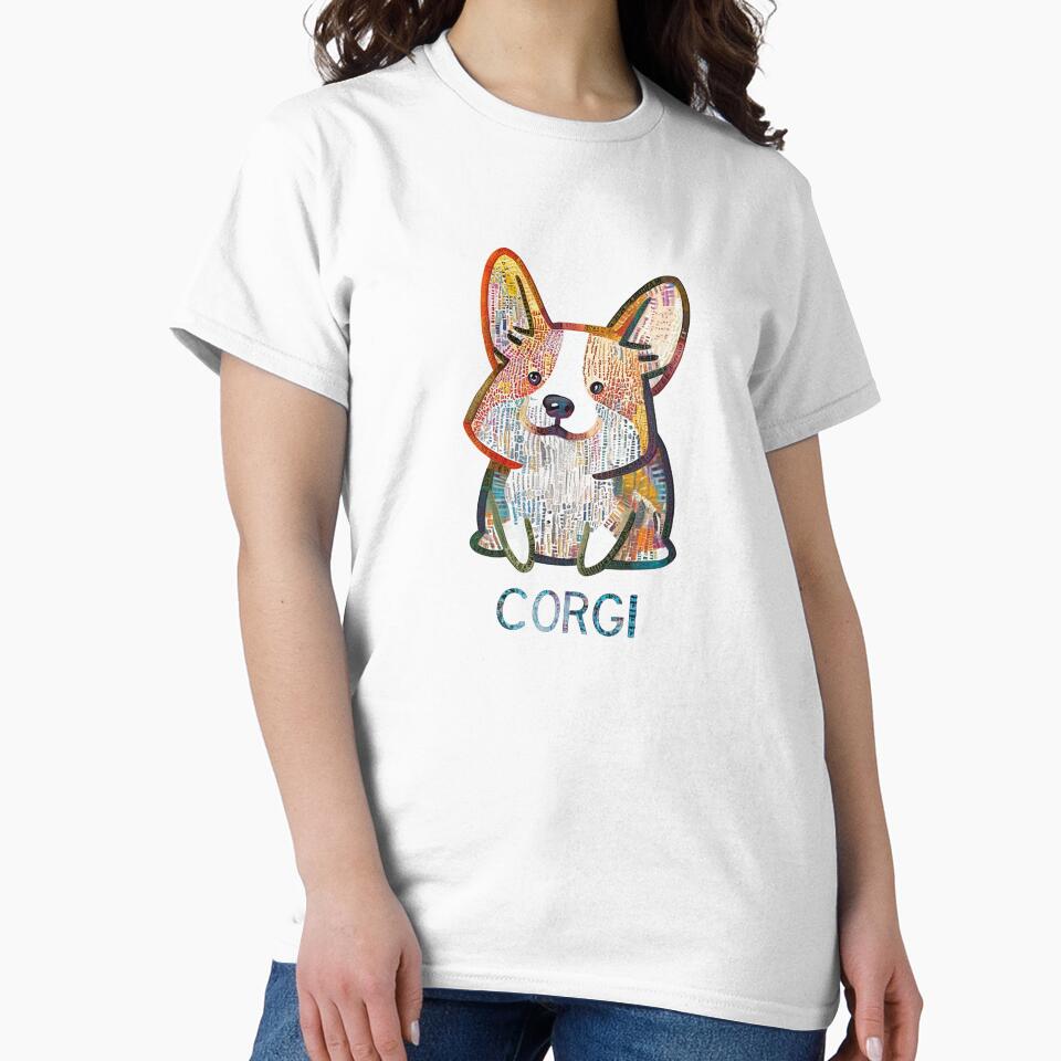 Corgi Series Star_Style A_006, dog animal funny cute T-Shirt shirt CorgiMANIA by aniMo Japan
