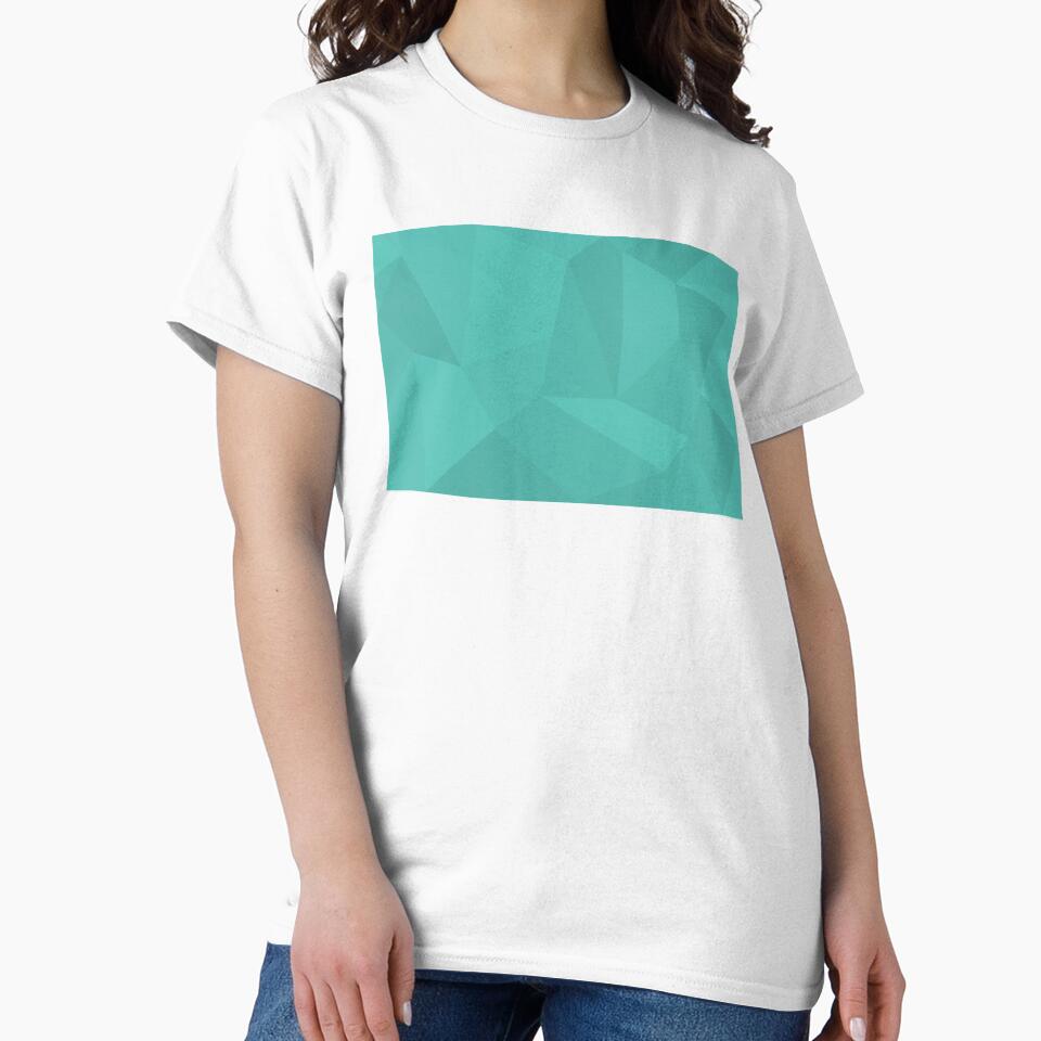 Turquoise, cool, unique, trendy, urban geometric pattern by theendup