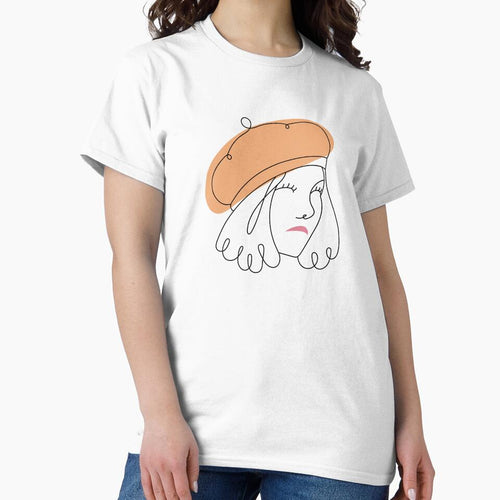 abstract face drawing line art woman by SophNoveltyShop