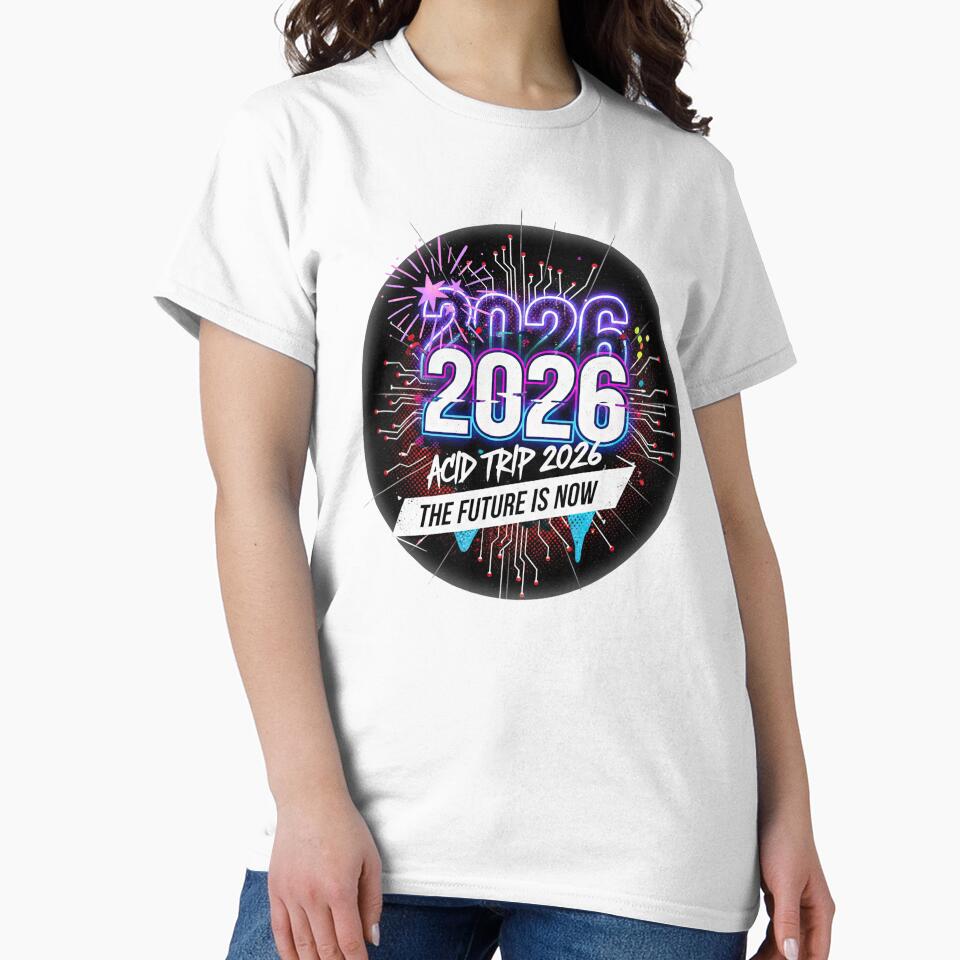 Acid Trip 2026 Cyberpunk Neon Future Art by GrafTeesLab