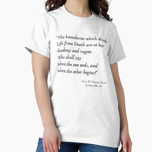 A Quote from "The Premature Burial"  by Edgar Allan Poe by Poemit