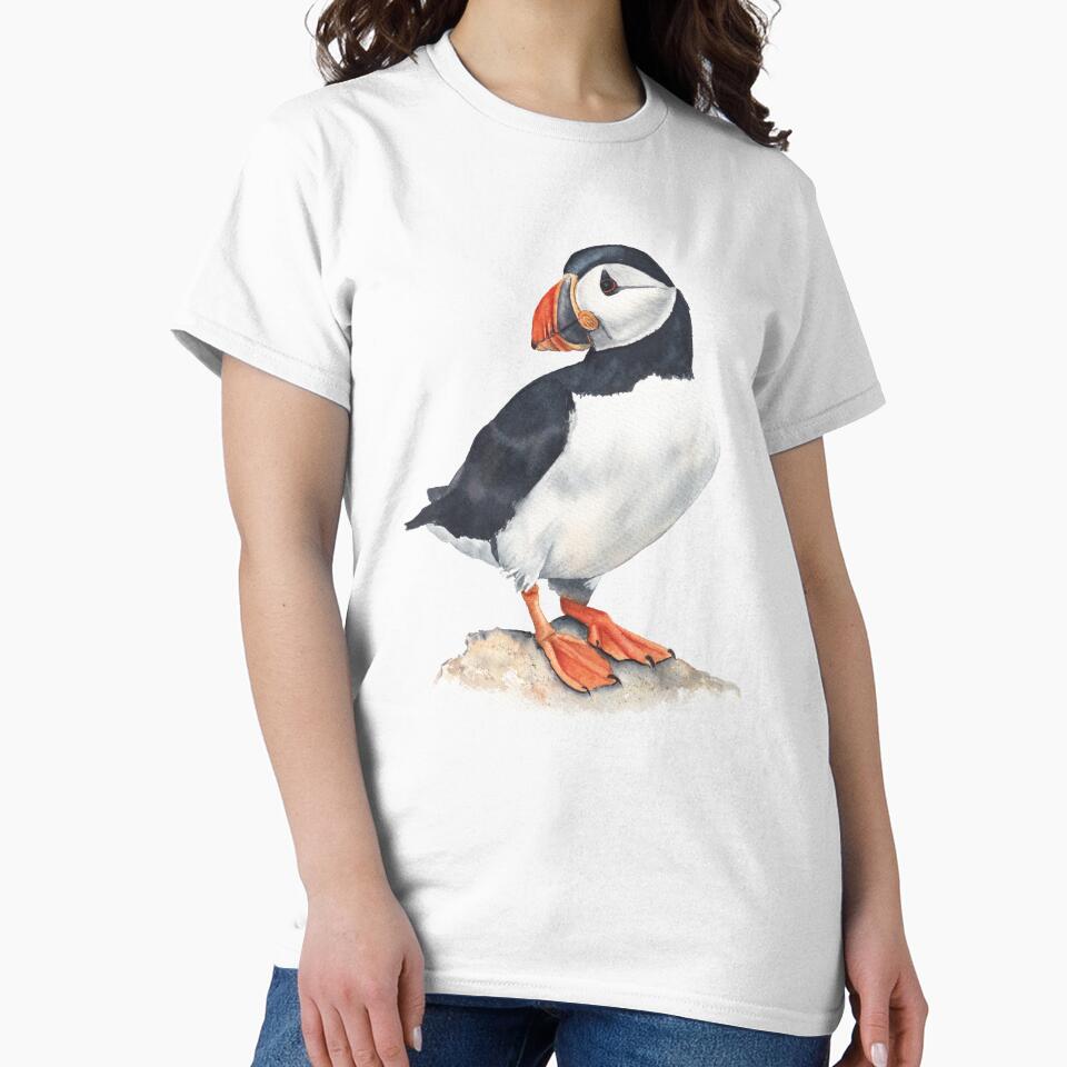 Puffin bird art. by InnaPatiutko