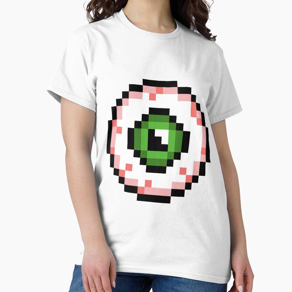 Green Eye Pixel Art by minimalgoldn