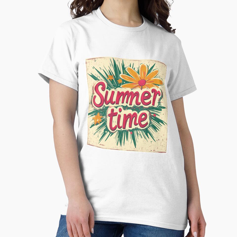 Vintage Summer Time design by Elite Print Studio