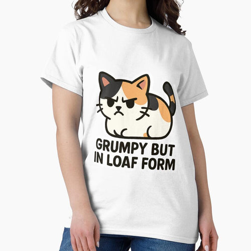 "Grumpy Loaf" Funny Kitten Vector Sticker by catastrocat