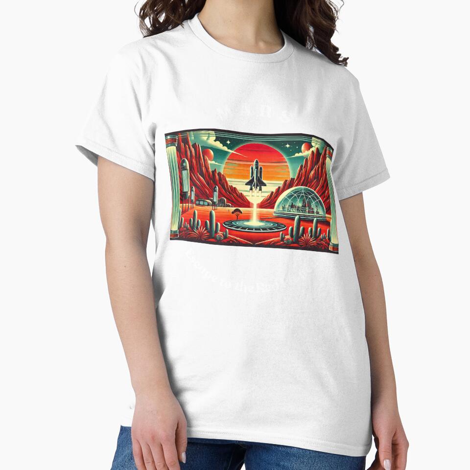 Mars Tourism Retro Futuristic by WilAugusta