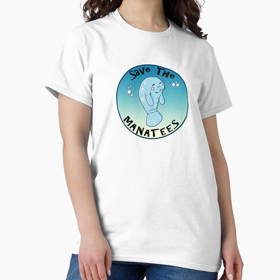 Save The Manatees Sea Cow Florida by DESTINATIONS DECAL