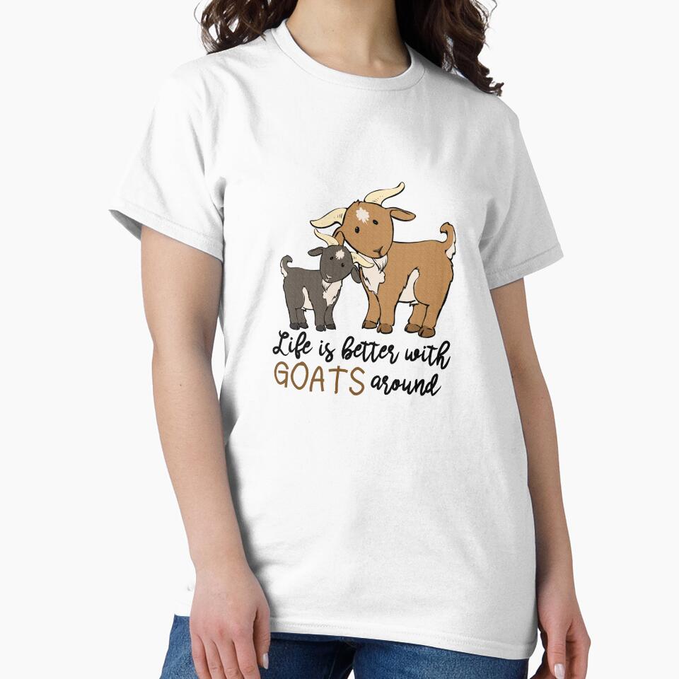 Goat Farming Funny T-shirt Cute Goat Tee by raretshirtsuk